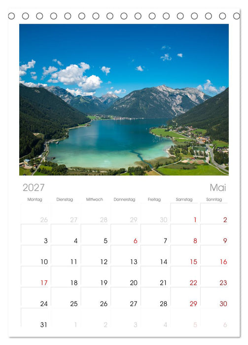ACHENSEE Impressionen (CALVENDO Tischplaner A5H 2027)