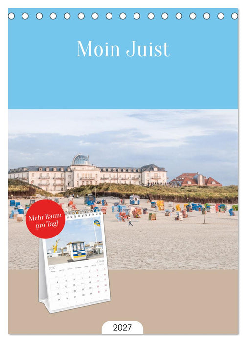 Moin Juist (CALVENDO Tischplaner A5H 2027)