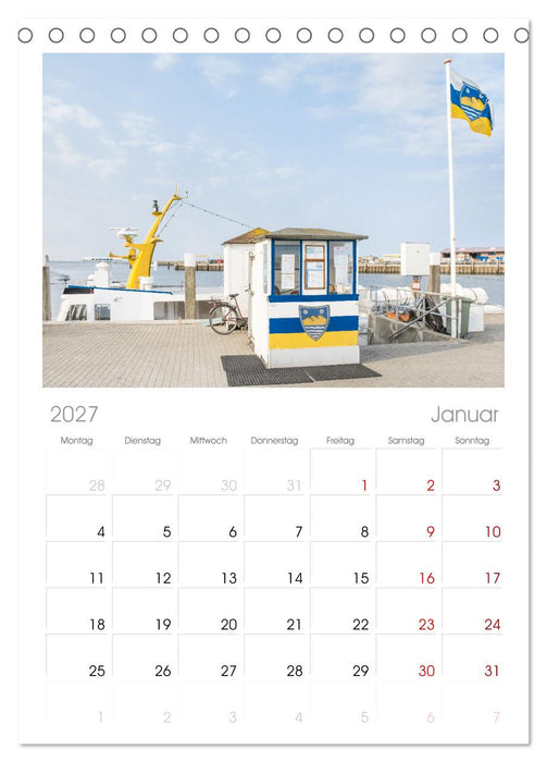 Moin Juist (CALVENDO Tischplaner A5H 2027)