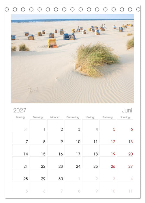 Moin Juist (CALVENDO Tischplaner A5H 2027)