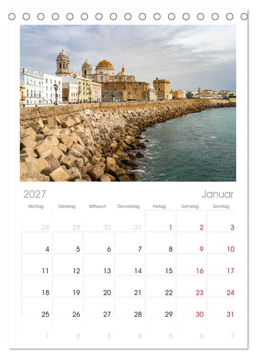 Spanien - Costa de la Luz (CALVENDO Tischplaner A5H 2027)