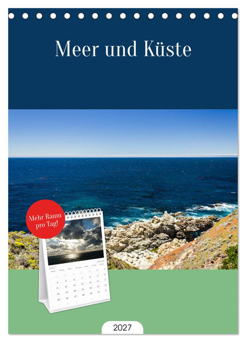 Meer und Küste (CALVENDO Tischplaner A5H 2027)