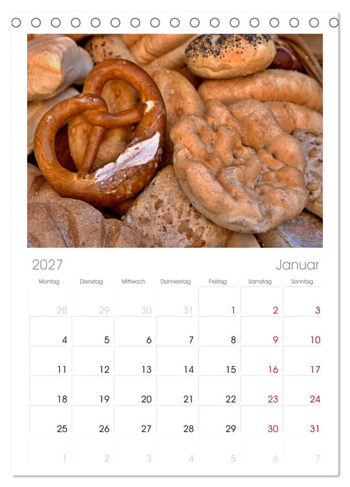 Mein Brotkalender (CALVENDO Tischplaner A5H 2027)