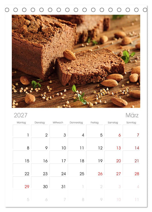 Mein Brotkalender (CALVENDO Tischplaner A5H 2027)