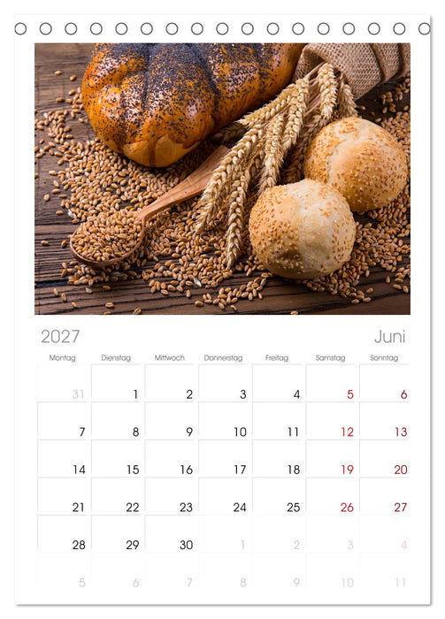 Mein Brotkalender (CALVENDO Tischplaner A5H 2027)