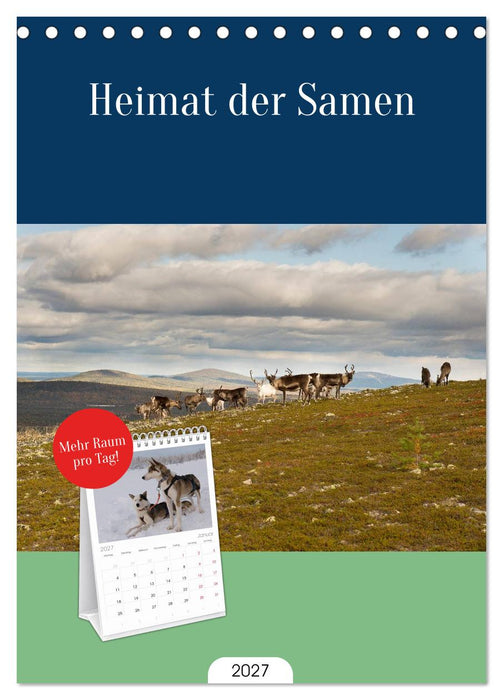 Heimat der Samen (CALVENDO Tischplaner A5H 2027)