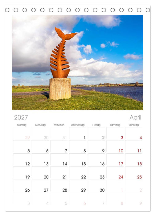 Greetsiel und Umzu (CALVENDO Tischplaner A5H 2027)