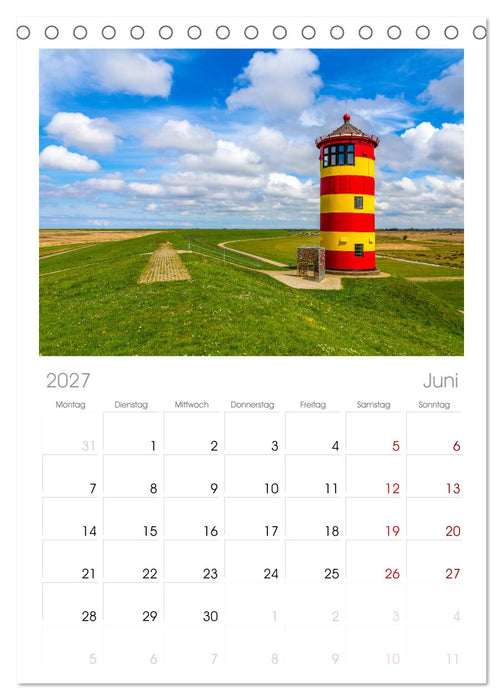Greetsiel und Umzu (CALVENDO Tischplaner A5H 2027)