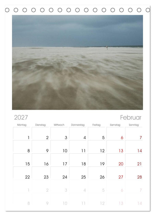 Amrum (CALVENDO Tischplaner A5H 2027)