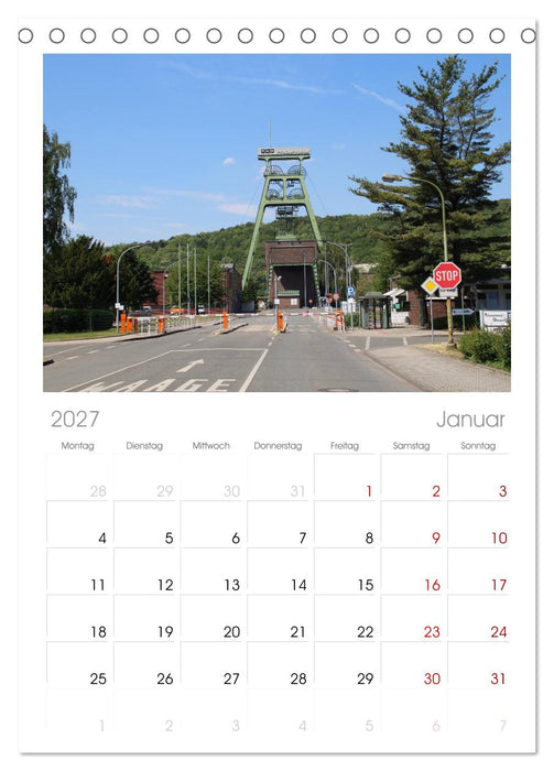 Zeche Prosper-Haniel Bottrop (CALVENDO Tischplaner A5H 2027)