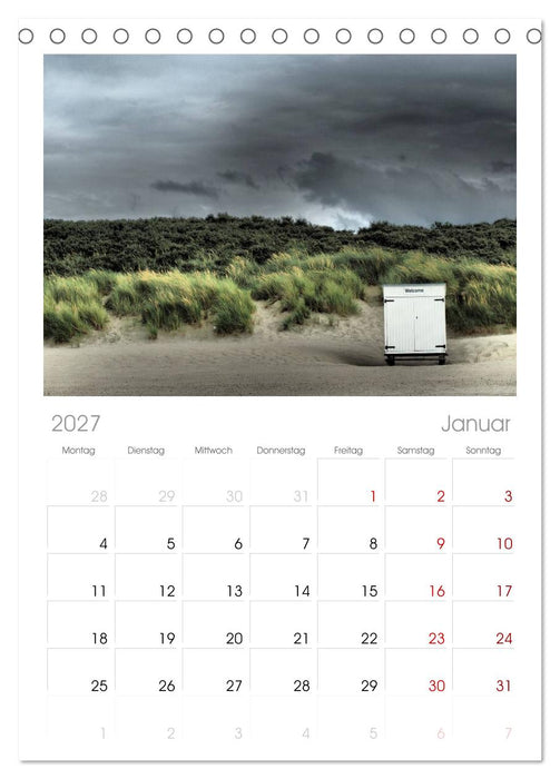 Zeeland (CALVENDO Tischplaner A5H 2027)