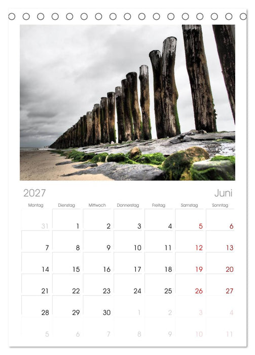 Zeeland (CALVENDO Tischplaner A5H 2027)