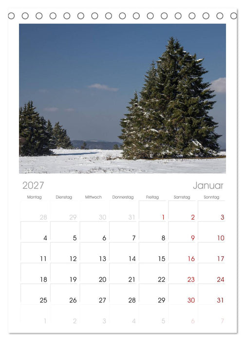 Schönes Sauerland (CALVENDO Tischplaner A5H 2027)