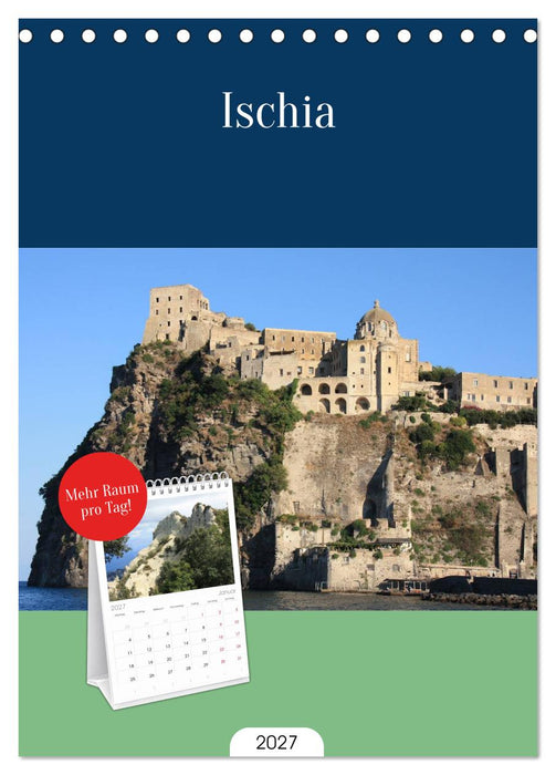 Ischia (CALVENDO Tischplaner A5H 2027)