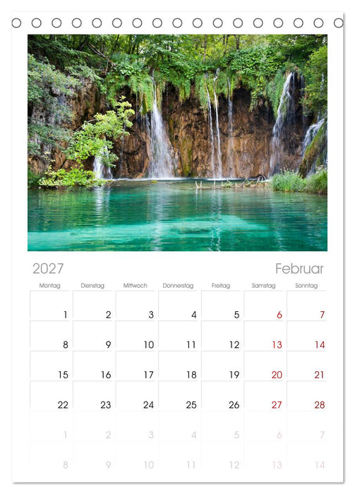 Kroatien (CALVENDO Tischplaner A5H 2027)