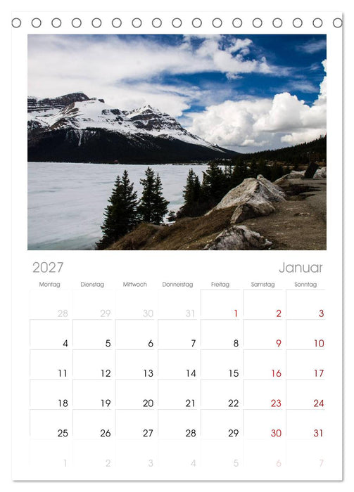 Oh Canada... (CALVENDO Tischplaner A5H 2027)