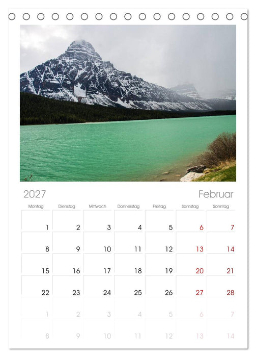 Oh Canada... (CALVENDO Tischplaner A5H 2027)