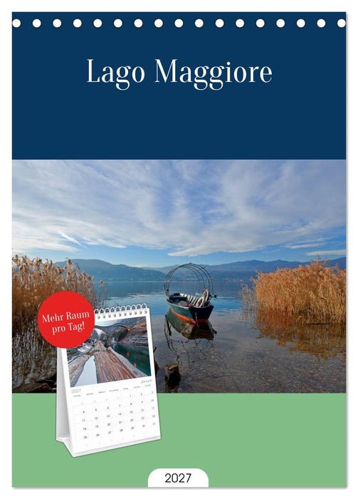 Lago Maggiore (CALVENDO Tischplaner A5H 2027)