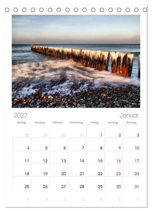 Ostsee - Impressionen (CALVENDO Tischplaner A5H 2027)