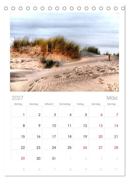 Ostsee - Impressionen (CALVENDO Tischplaner A5H 2027)