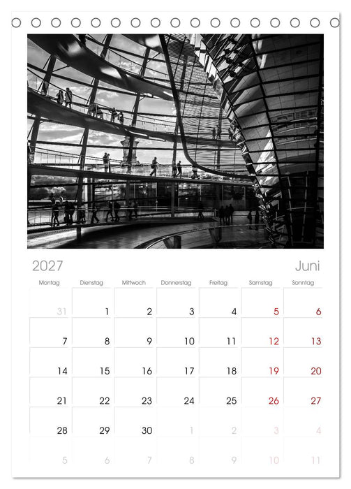 berlin specials (CALVENDO Tischplaner A5H 2027)
