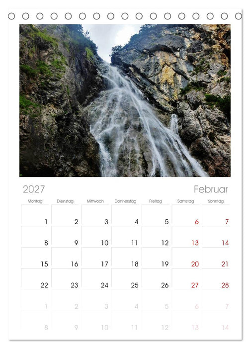Alpenüberquerung (CALVENDO Tischplaner A5H 2027)