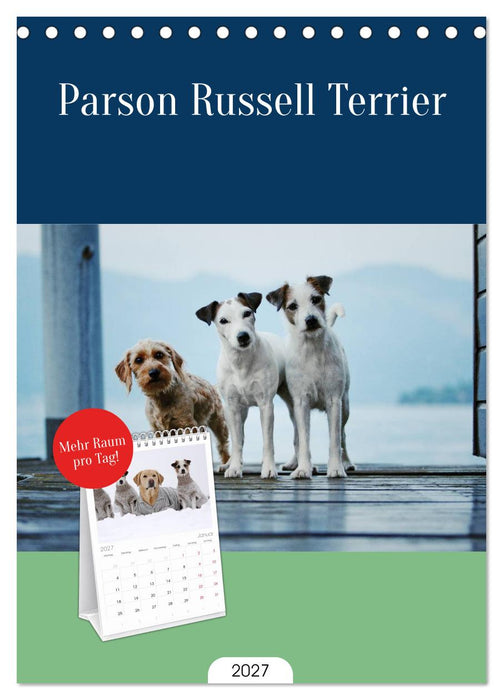 Parson Russell Terrier (CALVENDO Tischplaner A5H 2027)