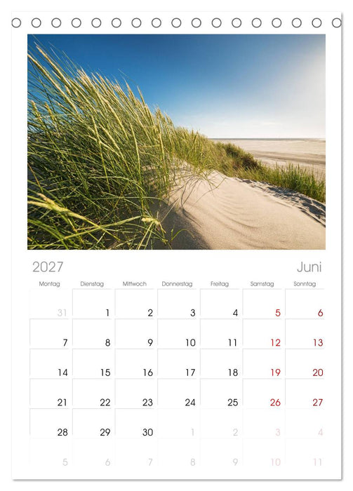 St. Peter-Ording (CALVENDO Tischplaner A5H 2027)