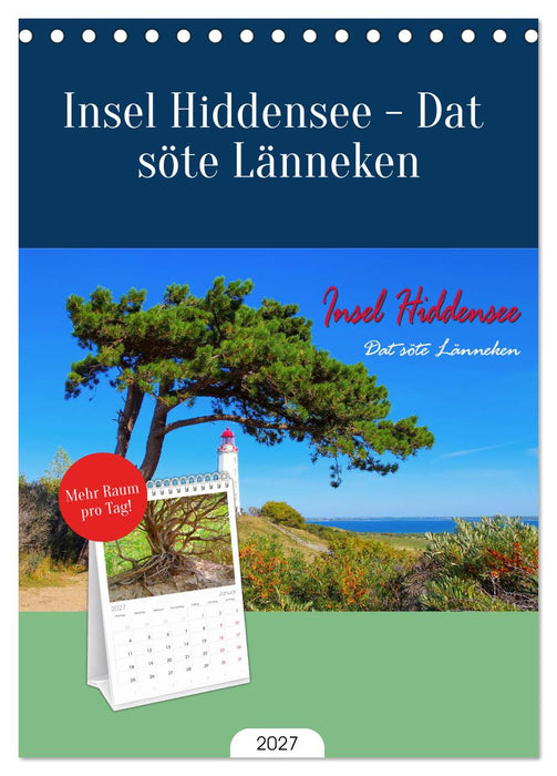 Insel Hiddensee - Dat söte Länneken (CALVENDO Tischplaner A5H 2027)