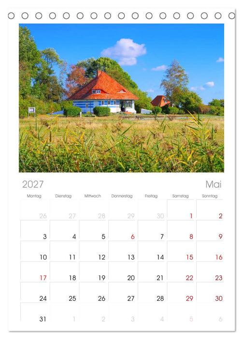 Insel Hiddensee - Dat söte Länneken (CALVENDO Tischplaner A5H 2027)