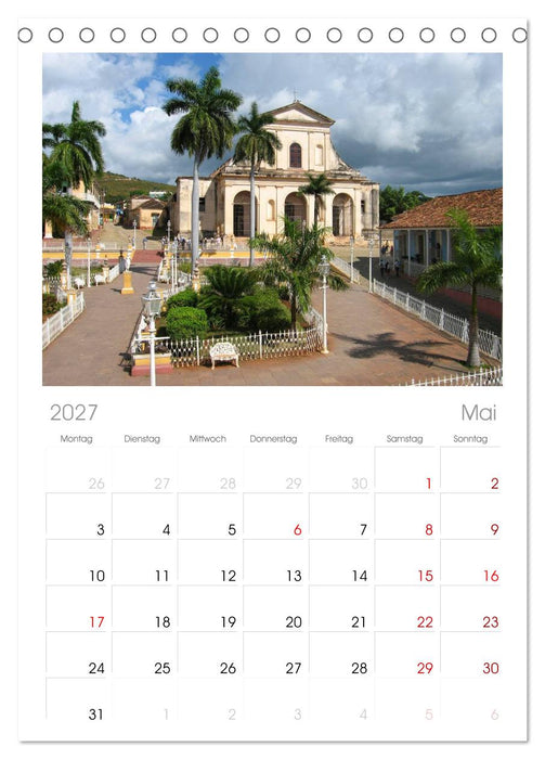 Kuba • Impressionen (CALVENDO Tischplaner A5H 2027)