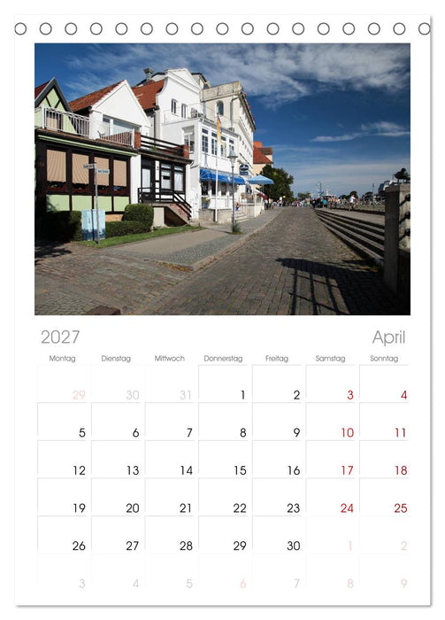 Seebad Warnemünde (CALVENDO Tischplaner A5H 2027)