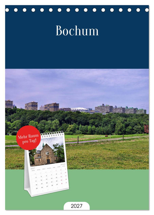 Bochum (CALVENDO Tischplaner A5H 2027)