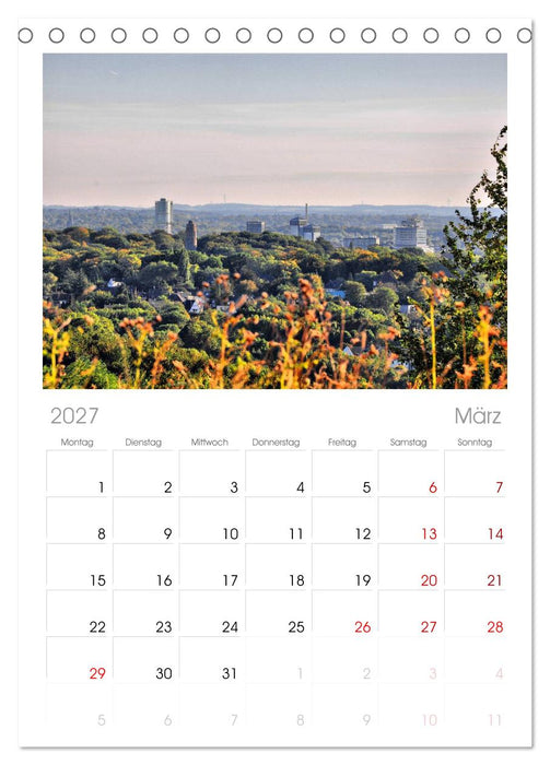 Bochum (CALVENDO Tischplaner A5H 2027)