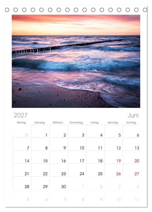 Ostseebad Warnemünde (CALVENDO Tischplaner A5H 2027)