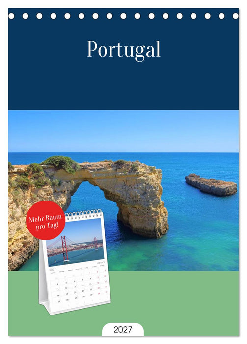 Portugal (CALVENDO Tischplaner A5H 2027)