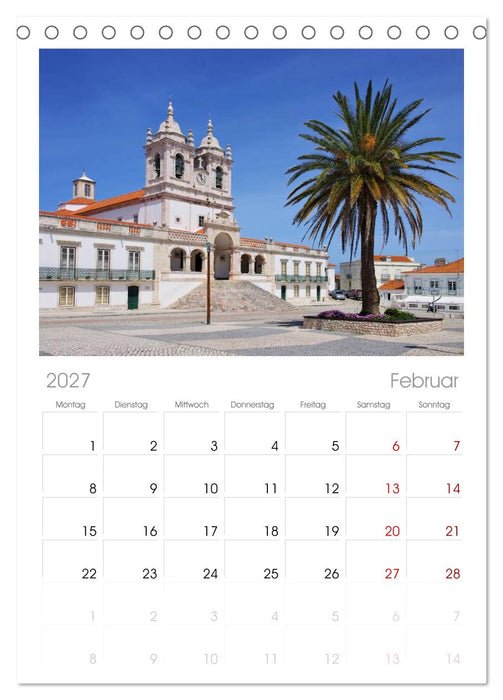 Portugal (CALVENDO Tischplaner A5H 2027)