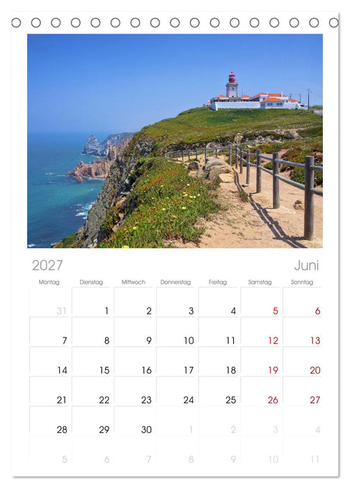 Portugal (CALVENDO Tischplaner A5H 2027)