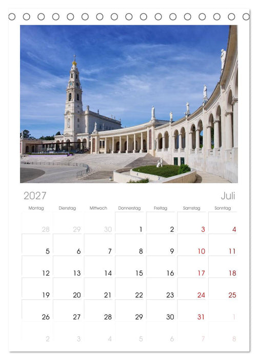 Portugal (CALVENDO Tischplaner A5H 2027)