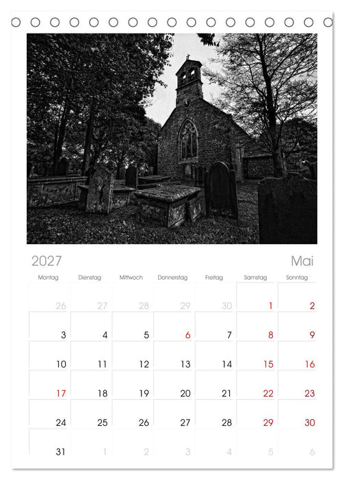 Gothic Fantasy (CALVENDO Tischplaner A5H 2027)