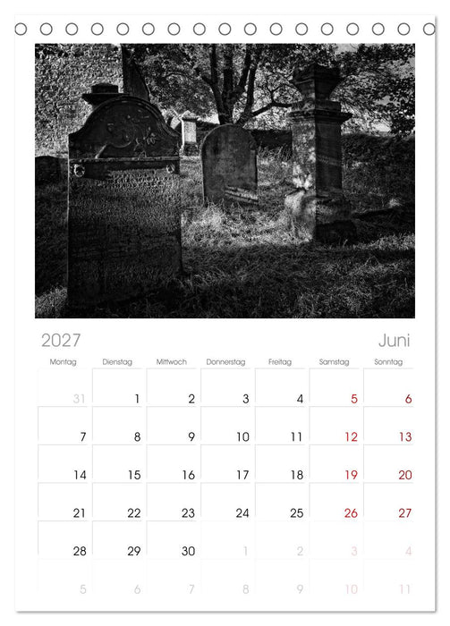 Gothic Fantasy (CALVENDO Tischplaner A5H 2027)