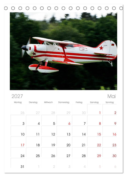 Modellflieger (CALVENDO Tischplaner A5H 2027)