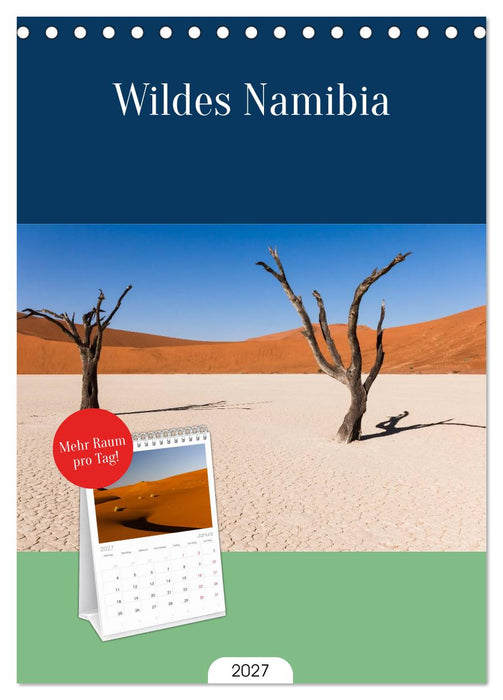 Wildes Namibia (CALVENDO Tischplaner A5H 2027)