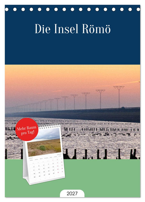 Die Insel Römö (CALVENDO Tischplaner A5H 2027)