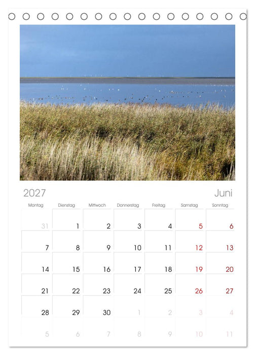 Die Insel Römö (CALVENDO Tischplaner A5H 2027)