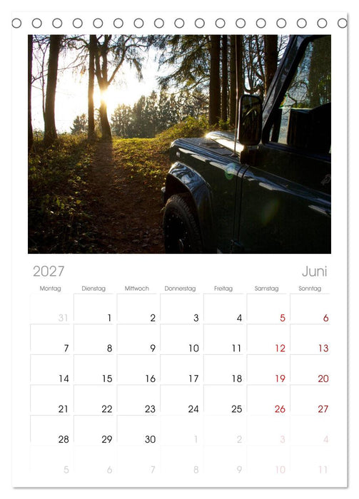 Defender für's Grobe (CALVENDO Tischplaner A5H 2027)