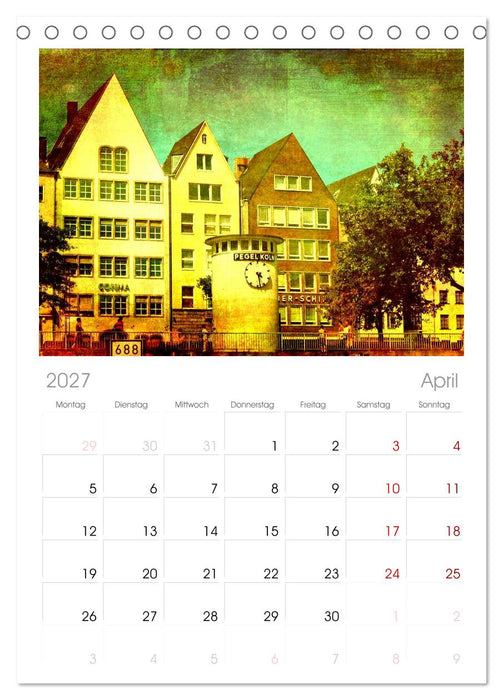 Köln (CALVENDO Tischplaner A5H 2027)