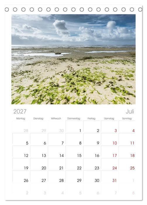 Ameland Wunderschöne Insel (CALVENDO Tischplaner A5H 2027)
