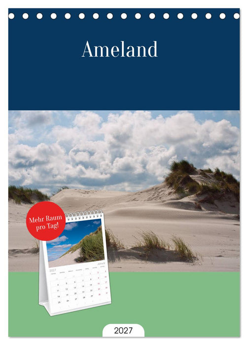 Ameland (CALVENDO Tischplaner A5H 2027)