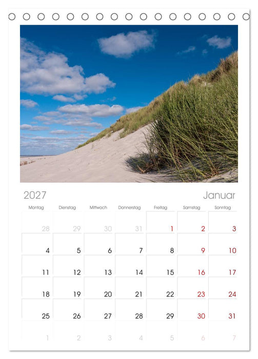 Ameland (CALVENDO Tischplaner A5H 2027)